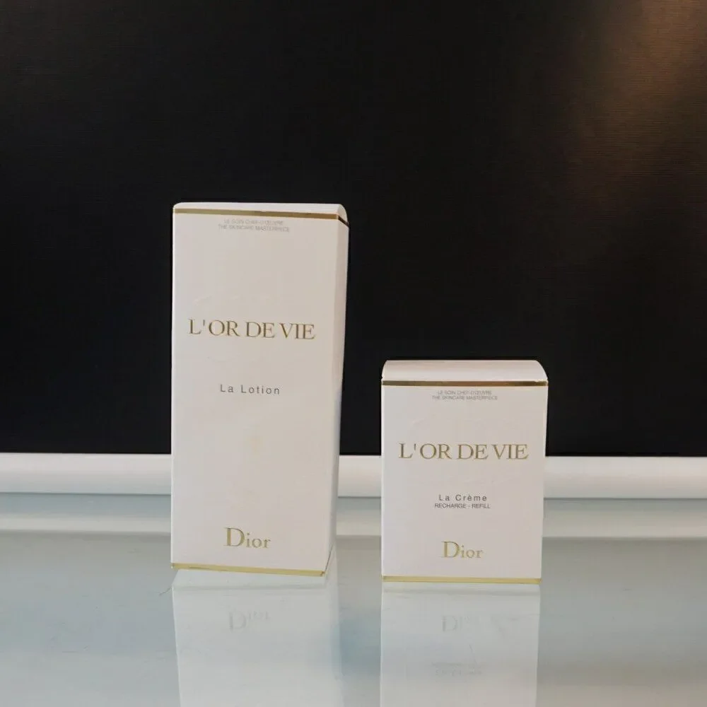 Dior L'or De Vie Empty Storage Packing Boxes